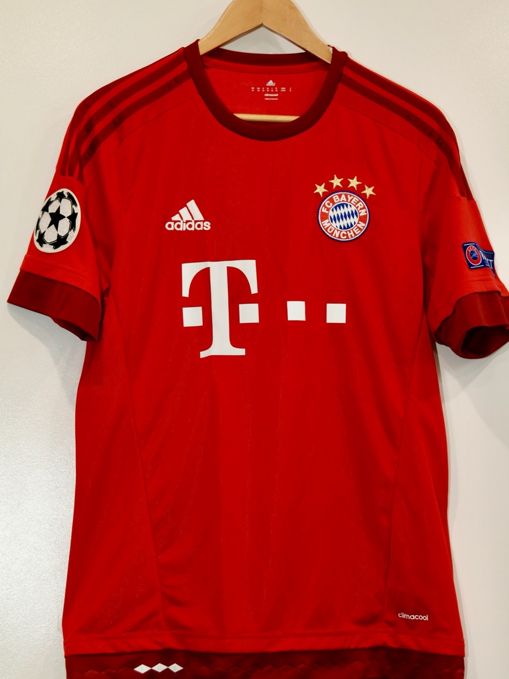 Adidas FC Bayern Munich Red Home Jersey
